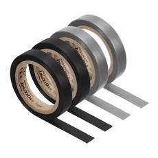 파티킬 그립 마감 테이프 PVC 라켓 테이프 액세서리 테니스 배드민턴용 스티커, Grey,Black, 1개