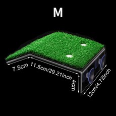 작은 애완 동물 거북이 휴식 Basking 건조 플랫폼 파충류 거북이 등반 사다리 시뮬레이션 잔디 탱크 장식 서식지 장식, Short Type M, 1개