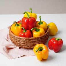 아삭아삭 달큰한 국내산 파프리카 2kg, 1박스