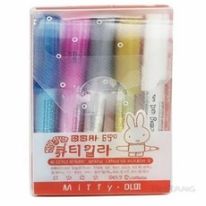 로랑마켓 칼라펜 5색 마카펜세트 놀이미술 그림색칠하기