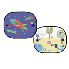 아발론 차량용 흡착식 햇빛가리개 2종 세트, 2세트
