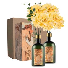 라플로리아 꽃 디퓨저, 2개, 500ml, S2한가득꽃집향/C3수국(중)L12/옐로우