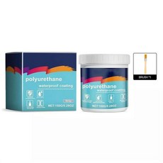 폴리우레탄 방수 코팅 새로운 지붕 3PCS 코팅 밀봉 접착제 벽용 초강력 누수 수리, Gray, 1pcs