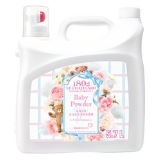 1802 LE CHATELARD 超高濃縮衣物柔軟精 寶寶香 正裝, 1個, 5.7L