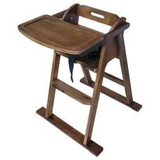 밸리체어 원목 유아식탁의자 식당 카페 업소용 아기의자, 밸리월넛