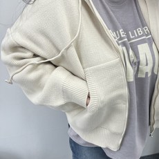 [ 알리샤 니트 점퍼 ] 빅사이즈 루즈핏 임산부 오버사이즈