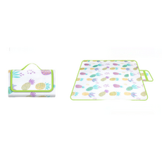 리브텍 아웃도어 방수 접이식 피크닉 매트 대형 캠핑 돗자리 휴대, 파인애플