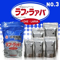 러브라바 3호 [택배비 2500원] 양어장종묘사료, 70g, 1개