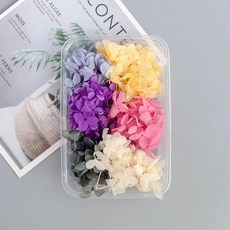 혼합 재료 슬라이스 장미 봉오리 머리 라벤더 과립 말린 꽃 향 캔들 왁스 장식 홈 박스, 색상: 7. AI, 1개