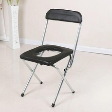 좌욕의자 이동식 변기 두꺼운 노인용 임산부용 장애인, 40cm 블랙 의자, 1개