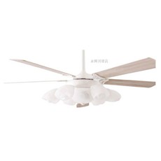 變頻遙控吊扇 牙白, 52''