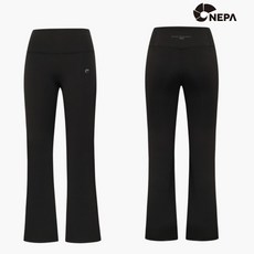 네파 여성 겨울 신축성이 좋은 기모원단을 사용한 플레어 레깅스 7H81622 SP