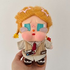 팝마트 크라이베이비 휴가 일기 인형옷 스웨터 모자 크로스백 방울목돌이 크리스마스 토끼인형, 아기가 없어요, 포토 4피스 세트(옷+카메라+신발+머리핀 4개)