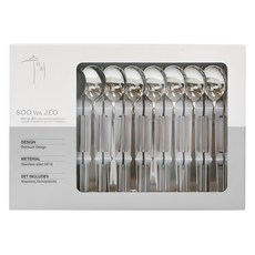 LIVING HANKOOK Neo Round 韓式湯匙筷子, 單一顏色, 10組