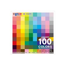 종이나라 뜯어쓰는 단면 색종이 100색 100매, 본상품선택, 본상품선택, 본상품선택