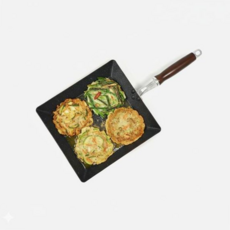 [하늘다원]업소용 사각 전부침 계란말이 후라이팬 소, 본품