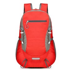 남녀공용 야외 하이킹 등산 가방 대용량 방수 스포츠 여행 배낭 캠핑 70L, 빨간색