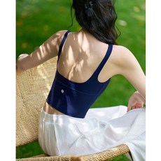 QUEEN YOGA瑜伽專業固定一體杯運動健身背心，舒適透氣，穩定支撐