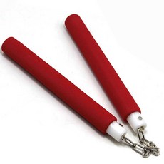 초보 입문 연습용 스펀지 쌍절곤 체육관 수련용, 1-쌍절곤-블루, 1개