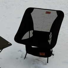 Keep 텐트밖은유럽 KEEP 플라이 체어 경량 접이식 캠핑 의자 듀랄루민 릴렉스 383634, 아이보리