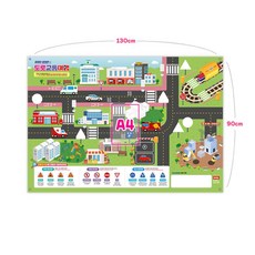 초등 도로안전교육 모둠활동 130x90 컬러링 도로교통 플랜카드 원데이수업 미술체험 창체