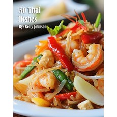 (영문도서) 50 Thai Dishes Paperback, Marick Booster, English, 9798348340063