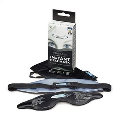 안과 의사 클릭 앤 고 - 안구 건조증 안검염 및 MGD 치료를 위한 즉각적인 재사용 가능한 젤 팩 핫 아이 컴프레션 전자레인지 사용 없이 어디서나 마스크 사용하기, 안과 의사 클릭 앤 고 - 안구 건조증 안검염 및 MG