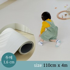 [디자인스킨] 탄탄 셀프시공 층간소음 PVC 롤매트, 코튼 아이보리
