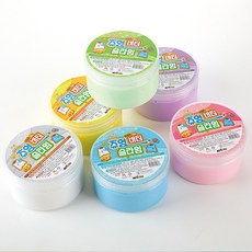 MYTOYS 츄잉버터슬라임 6색 세트, 1개