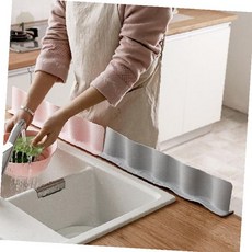 가드 주방 주방용 보조용품 물튀김 설거지 흡착식 물막이 차단 실리콘 방수 싱크대, 1개, 핑크