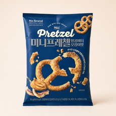 노브랜드 미니프레첼땅 콩버터오징어맛 95g, 15개