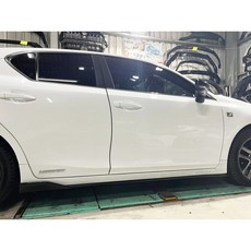 適用於 Lexus CT200H 汽車側裙定風翼 230cm 一體式鋼琴烤漆黑 可裁減