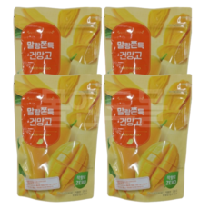 말랑 쫀득 건망고, 4개, 250g