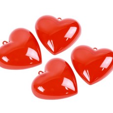 투명 아크릴 하트 케이스 투명볼, 60mm(2개입)