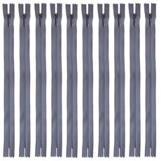 25cm 콘솔지퍼 10인치 콘실지퍼 숨은지퍼, 10개, 다크그레이(182)