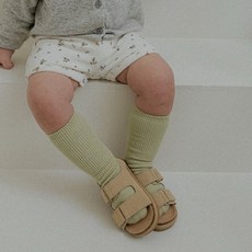 10개월 아기니삭스 돌 유아 골지 롱 양말 3p세트