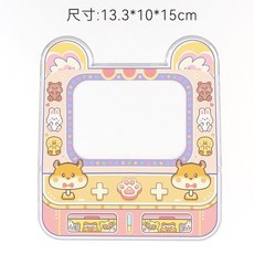 倉鼠浴室廁所組 黃金鼠便盆 透明倉鼠窩 多功能清潔用品, 1個, 情境(娃娃機)款, 透明