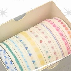 다꾸 마스킹 테이프 패턴 10롤 세트, 본상품