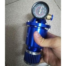 汽車改裝二次進氣節油加速器動力提升過濾增壓器, 藍色, 1個
