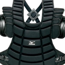 미즈노 2YA419 UMPIRES PROTECTOR 심판 프로텍터, 검정, 1개