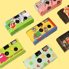 추억 감성 촬영 짱구는못말려 일회용 필름 카메라 _ 20259877EA, 09 장난감, 1개