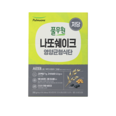 풀무원 나또쉐이크 서리태 저당, 280g, 6개