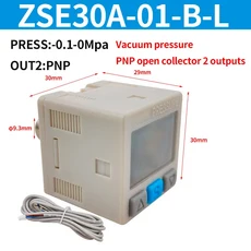 ZSE30A-01-P-L 공압식 고정밀 전자 디지털 디스플레이 압력 스위치 -0.1-1.0MPa, 05 ZSE30A-01-B
