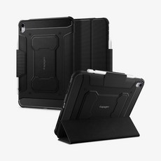 Spigen iPad 11/10代 軍規防摔保護殼 支援Apple Pencil, 黑, 1個