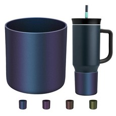 아마존평점4.5+ 미국출고 150373 BKBY Owala 오와라 680.4g(24온스)/1.18L(40온스) 및 Brumate Era 1.2L(40온스) 텀블러와 호환되는 실, 카멜레온 블루 퍼플