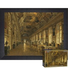 퍼즐피플 명화 500피스 1000피스 직소퍼즐 바비퍼즐 시리즈, 아폴로 갤러리 500피스 액자포함(우드블랙), 1개