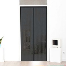 출입문용 자석 모기장 방충망 대(블랙) 문틀 여름