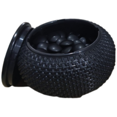 楠竹圍棋罐, 塑膠棋罐 (一對)