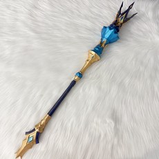 Cosplay 權杖 崩壞星穹鐵道刻律德菈武器皇冠 cos 手杖 cos道具 拍照 二段拆分, 1個, 不發光權杖, 不發光權杖