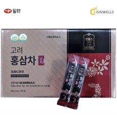 진웰스 일화 고려 홍삼차 홍삼농축액 인삼차 사포닌 기억력 면역력 항산화 혈행 피로회복 부모님 지인 선물, 1박스, 100개입, 3g